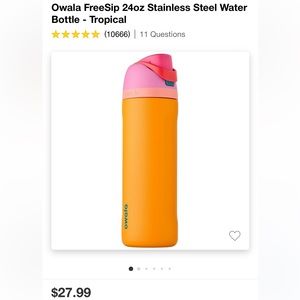 Owala FreeSip 24 oz - Tropical